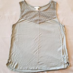 Light green H&M tank top